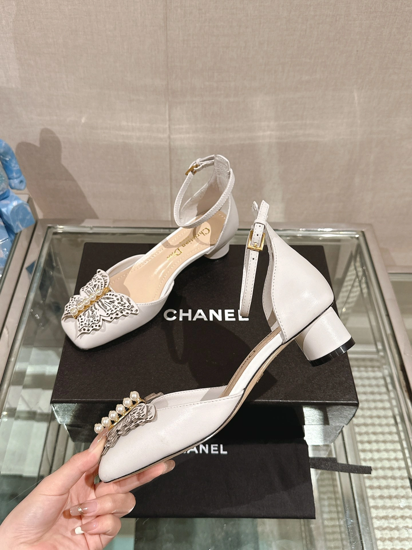 COCO-- 4ior KDB851VSO_S10W sheepskin Heel height：3.5CM item:D-X158G0382